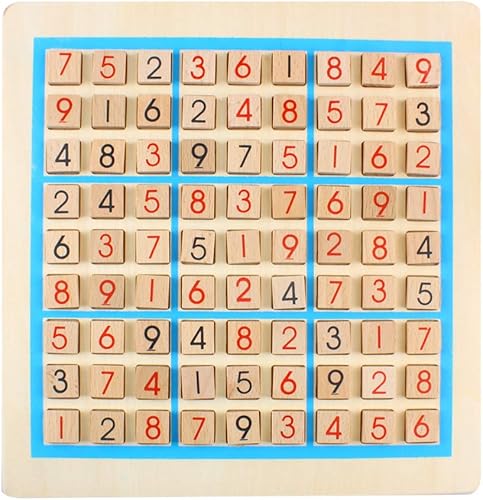 Andux Sudoku Board Toy 2 en 1 juego de rompecabezas de ajedrez de madera SD-06 Sudoku y ajedrez
