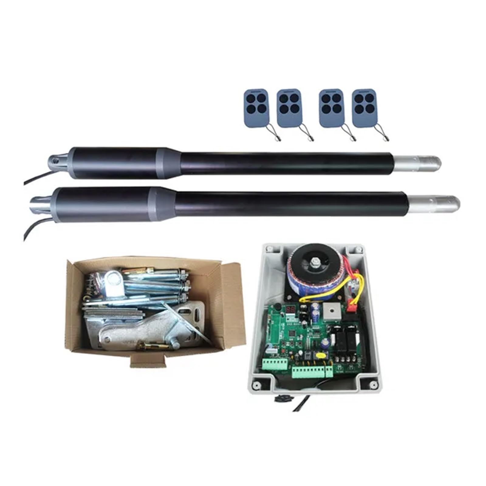 Rsgxlfqzvak 1 Automatic Gate Opener, Dc24v Engine Motor System Automatic Door Could Use For Ac220v/Ac110v Swing Gate Driver Actuator Suit Gates Opener(1)
