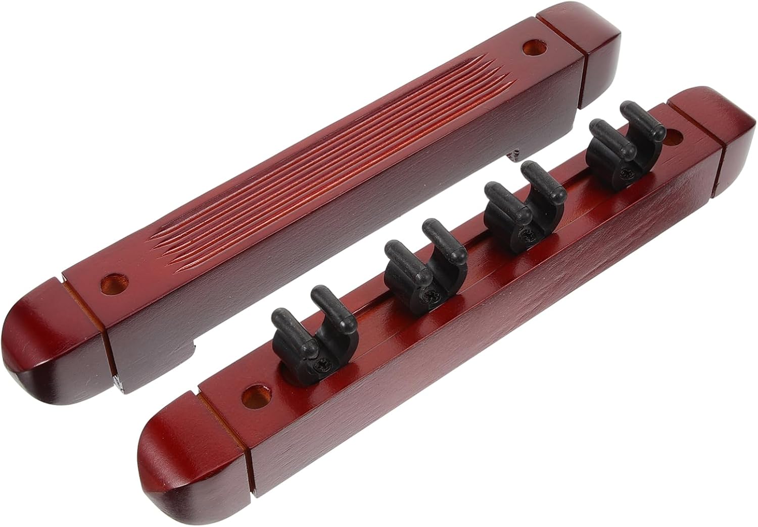 Hemoton 1set Billiards Cue Stick Holder Pool Stick Rack Pool Accessories Holder Wall Mount Cue Rack Table Decorative Stand