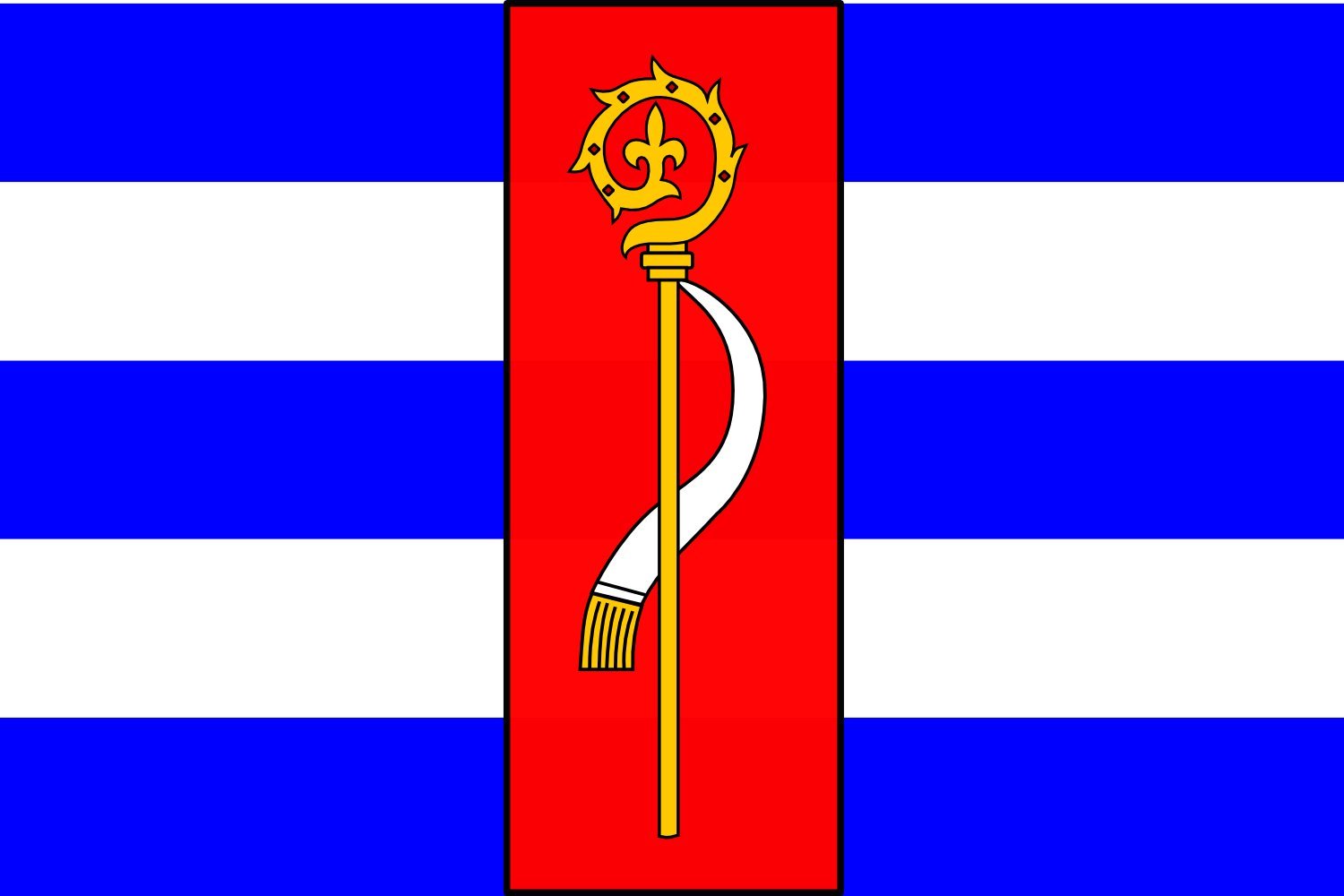 Drapeau Chotovice flag CZ armoiries grand pavillon format paysage