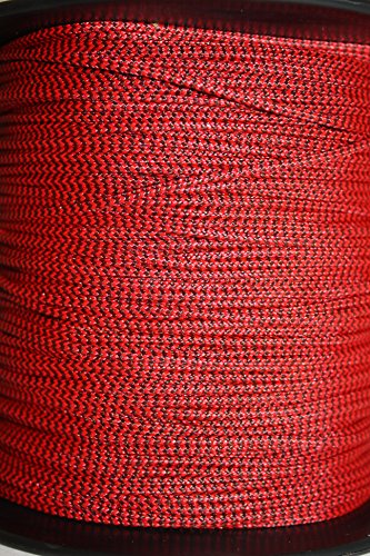 60X Custom Strings Red & Black Speckled BCY #24 D Loop Rope Release Material 25'