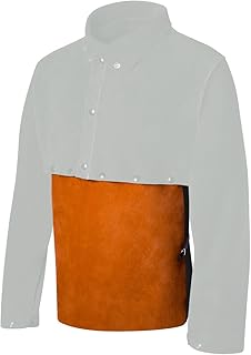 Steiner 12110 Bib, Domestic Brown Split Cowhide, 14-Inch