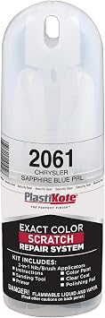 PlastiKote 2061 Chrysler Sapphire Blue Pearl Scratch Repair Kit