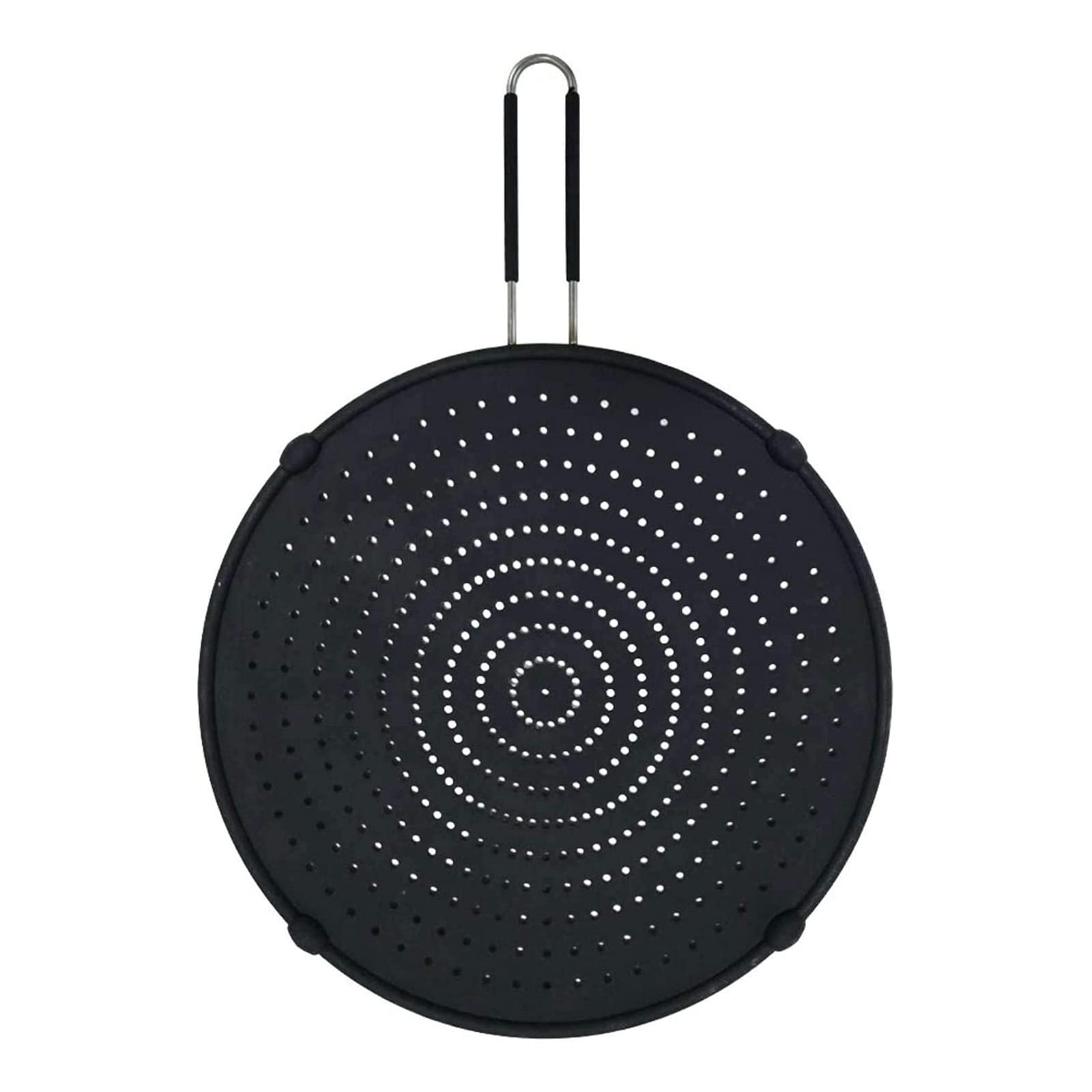 13'' Splatter Screen - 4 In 1 Silicone Pan Cover, Strainer, Cooling Mat, Drain Board,99% Oil Splash Guard For Cooking & Frying, Stops Hot Oil Splash