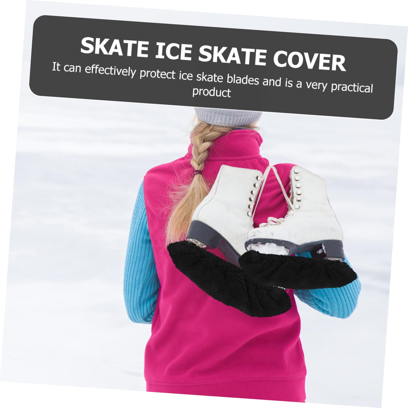 TOYANDONA Conjunto de Patines Patinar Cubiertas de Patines de Hielo Fundas para Patines de Hielo Accesorios para el patín de Hielo Accesorios para Patines poliéster
