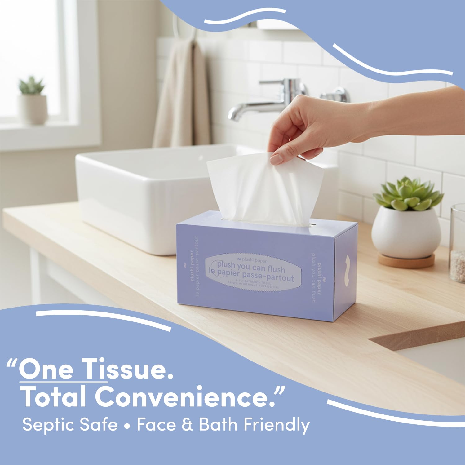 Papel higiénico suave de 4 capas sin tubo séptico, esencial y aprobado por mamá, para remolques de viaje, campistas, marinos, biodegradables, 4 cajas, 320 toallitas