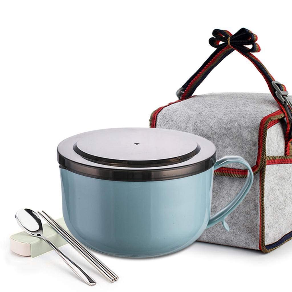 Bol à soupe anti-brûlure avec poignée pour manger ses nouilles sans se blesser