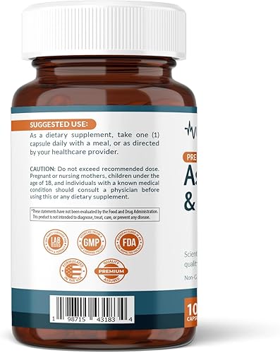 Miniatura 3 de Astaxantina 24 mg con suplemento de licopeno de 50 mg, 100 cápsulas vegetarianas, sin OMG, sin gluten