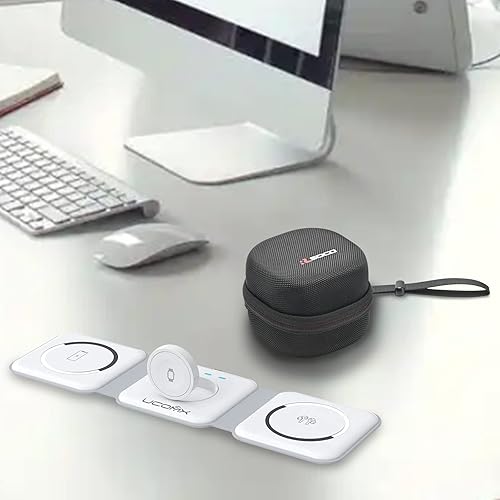 Miniatura 6 de RLSOCO Estuche rígido para UCOMX 3 en 1 estación de carga/UCOMX Nano Mini magnético 2 en 1 cargador inalámbrico