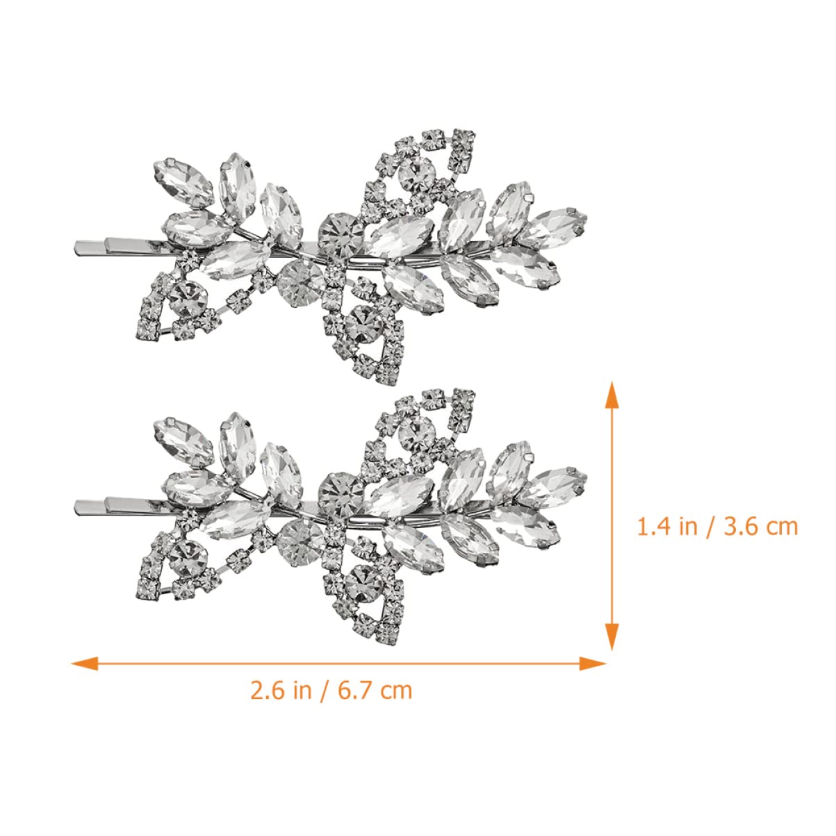 LALAFINA 6stücke Haarklammern Mit Strass Design Für Frauen Haarschmuck Für Elegante Frisuren Geeignet Für Verschiedene Haararten Und Kopfformen