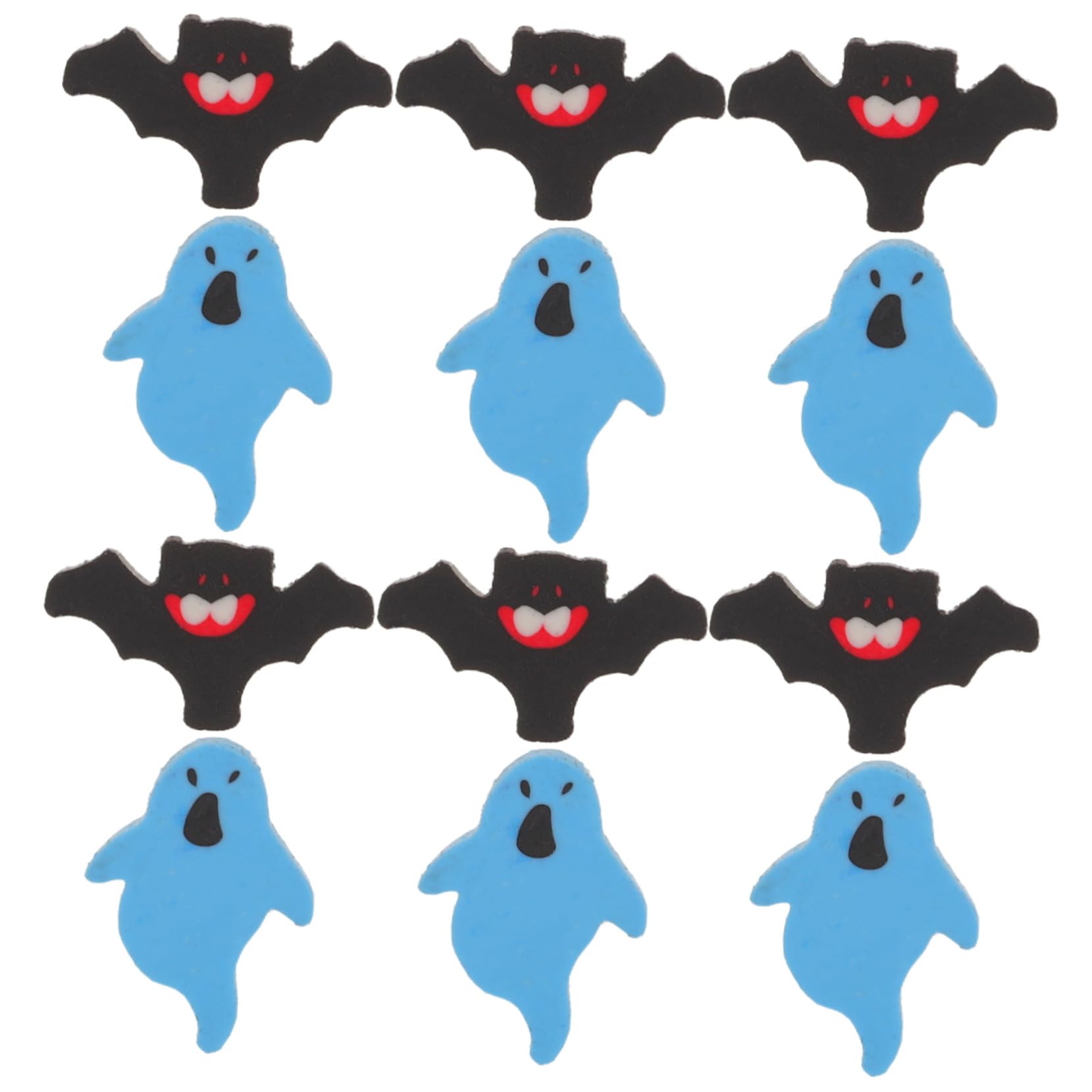 Milisten 200 Piezas Gomas Borrar Halloween Mini con Diseños Fantasma y Murciélago para Regalos Fiesta y Premios Escolares Relleno Bolsas Útiles Escolares Divertidos