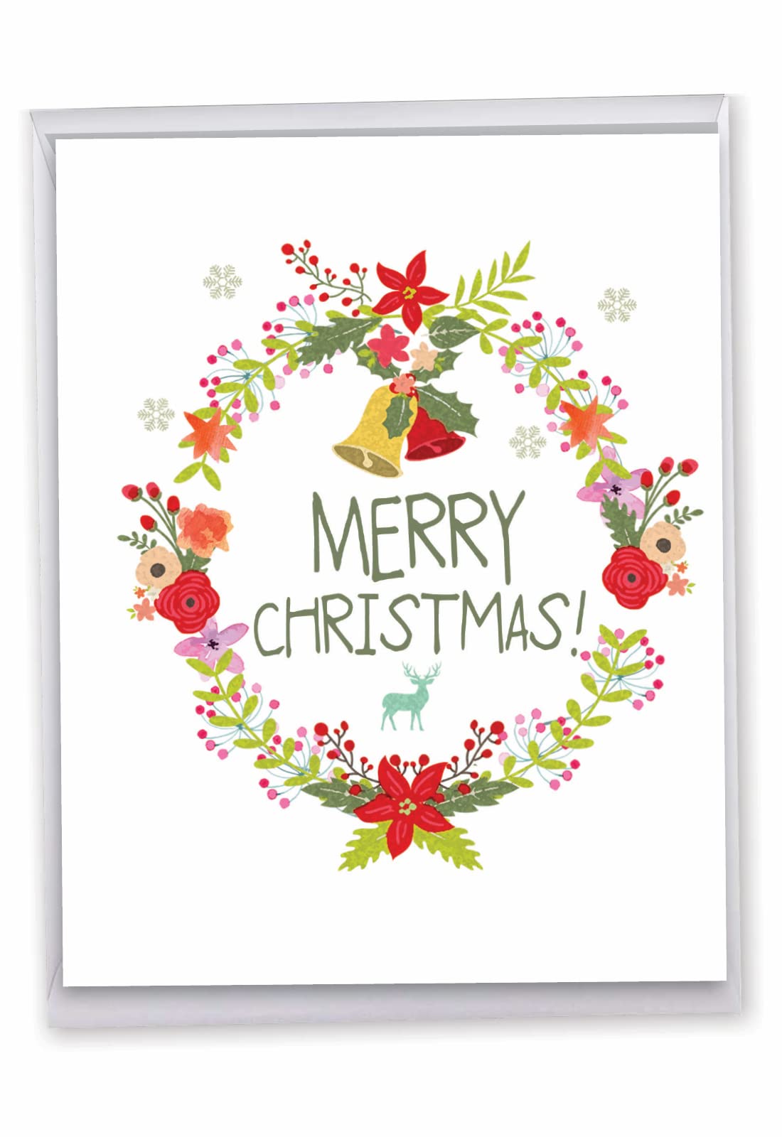 amazon-com-the-best-card-company-jumbo-merry-christmas-card-8-5-x-11-inch-big-group-notecard-for-happy-holidays-xmas-watercolor-wreaths-j-j6653jxsg-office-products