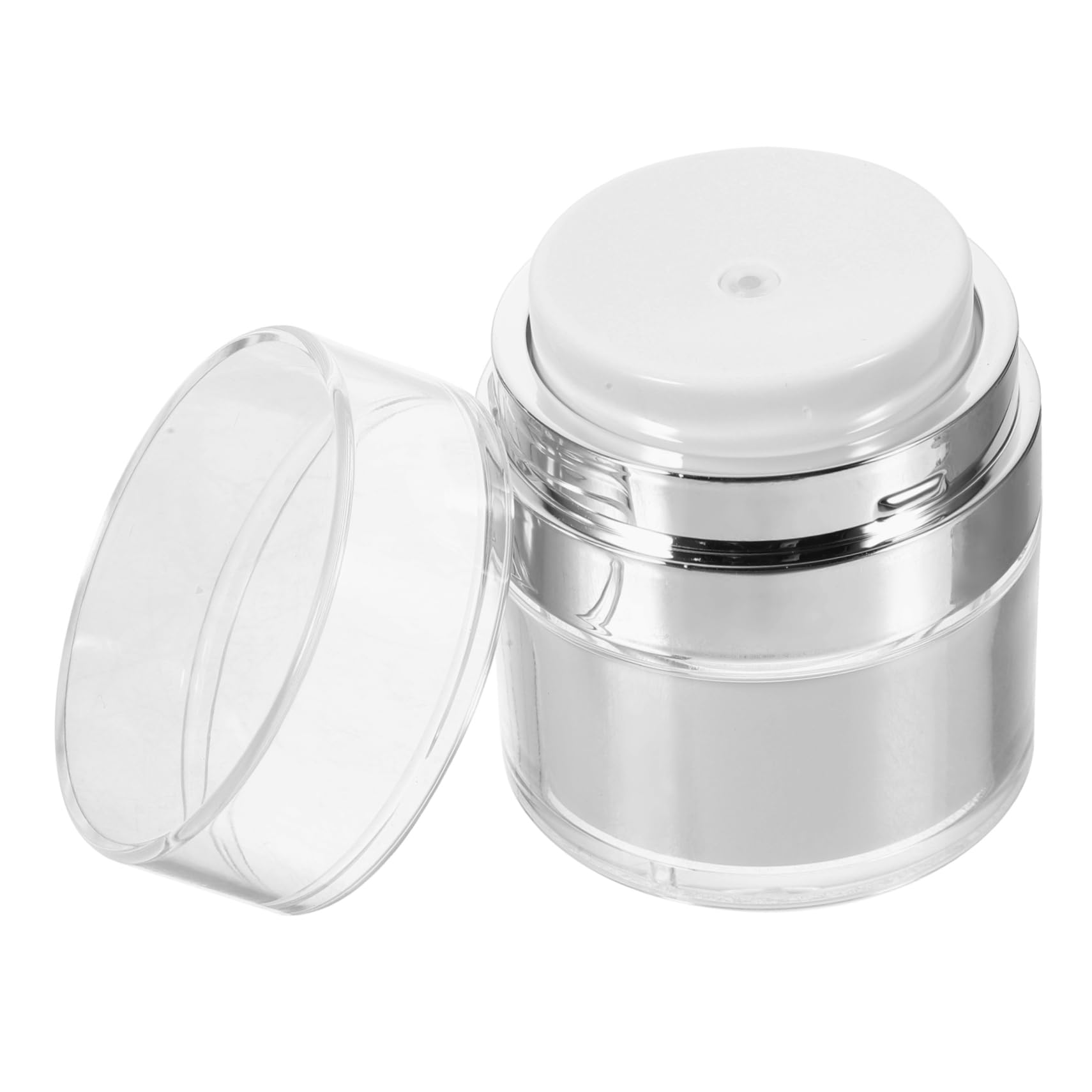 Cream Jar Lotion Container for Cosmetics Portable Cream Holder Vacuum Design for Travel and Storage of Lotions and