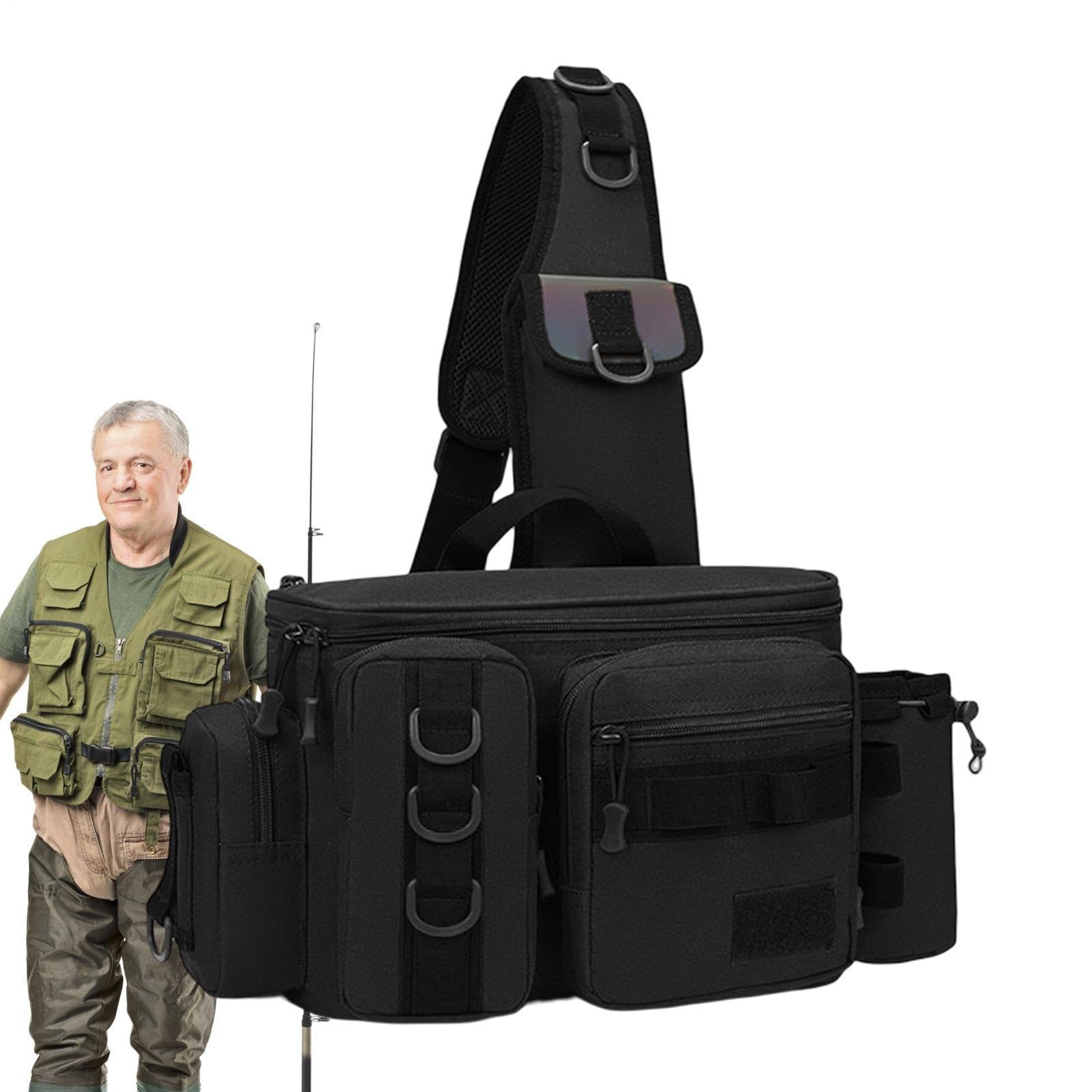 Torba na sprzęt wędkarski, Sling Bag Przynęty Gear Tackle Storage