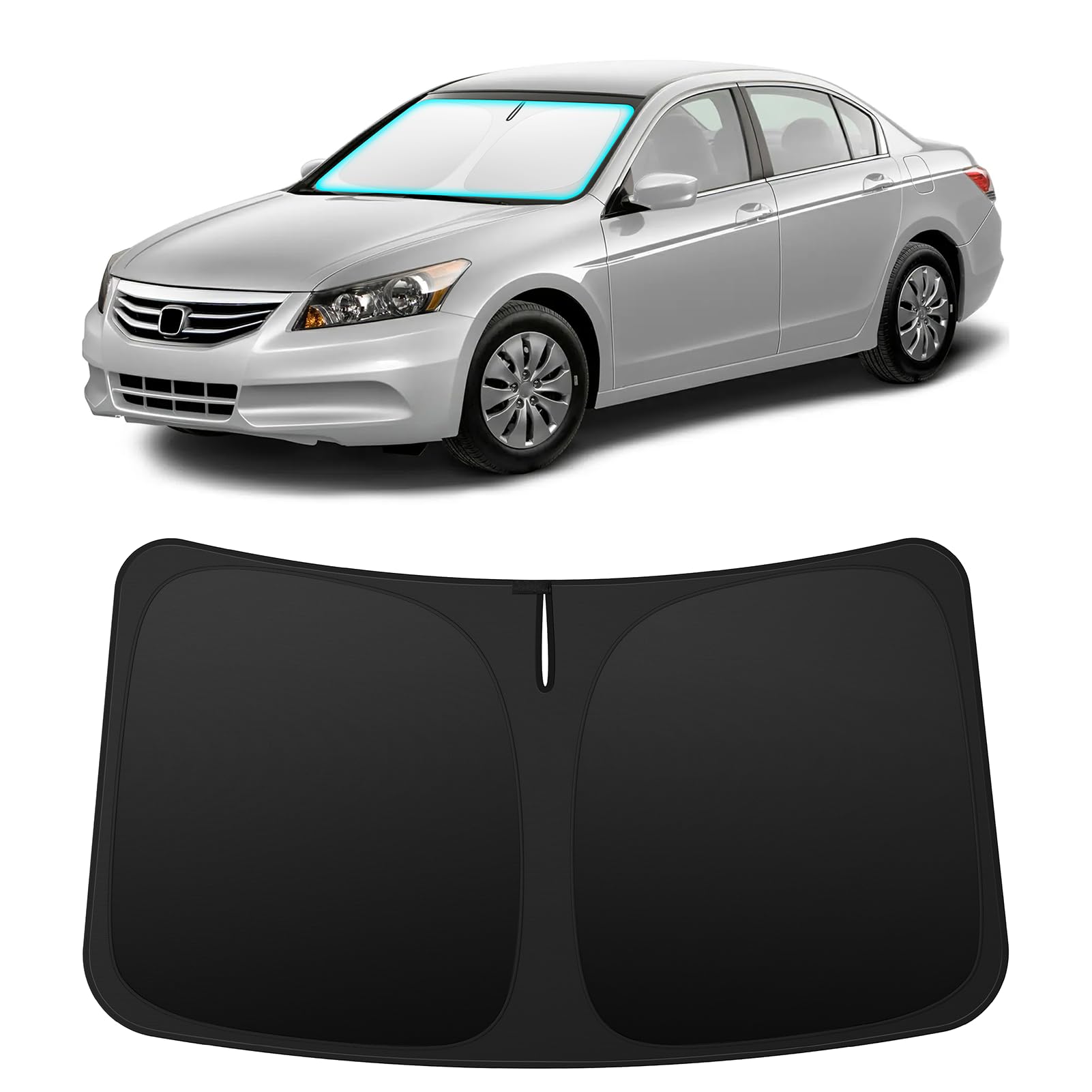 INSAUTO Custom Fit Windshield Sun Shade for Honda Accord 2008-2012