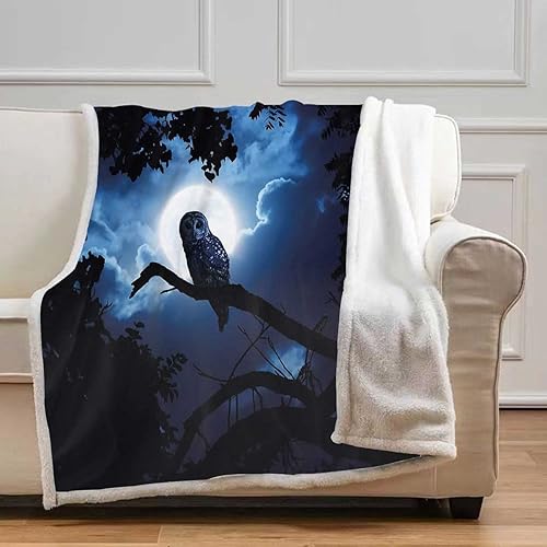 Miniatura 8 de White Bohochic Cobijas Calientes para Invierno Flannel Blanket Microfiber Fleece for Camping Travel Picnic Throw Size 51In x 59In