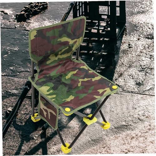Chaise de pliante compacte pour camping extérieur noire en alu - 5