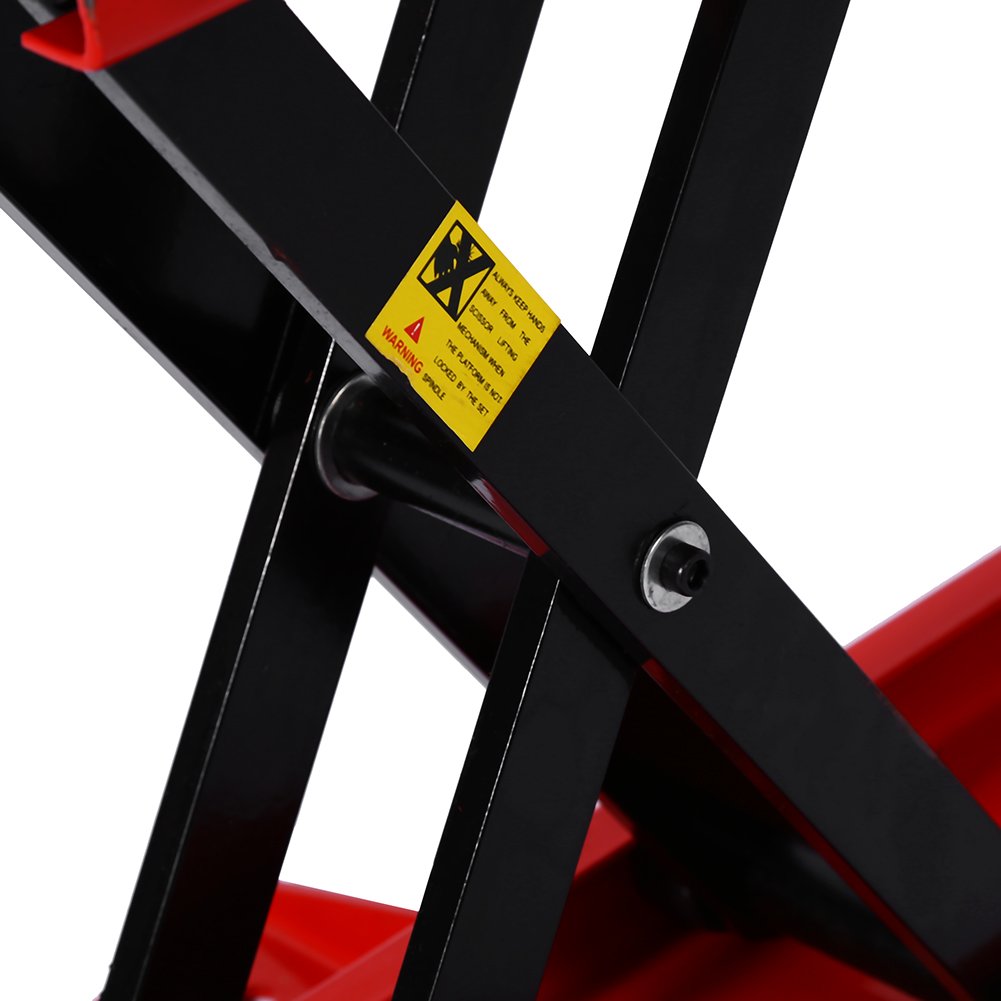 AYNEFY Motorcycle Scissor Lift Jack, Heavy Duty Motorcycle Lifting