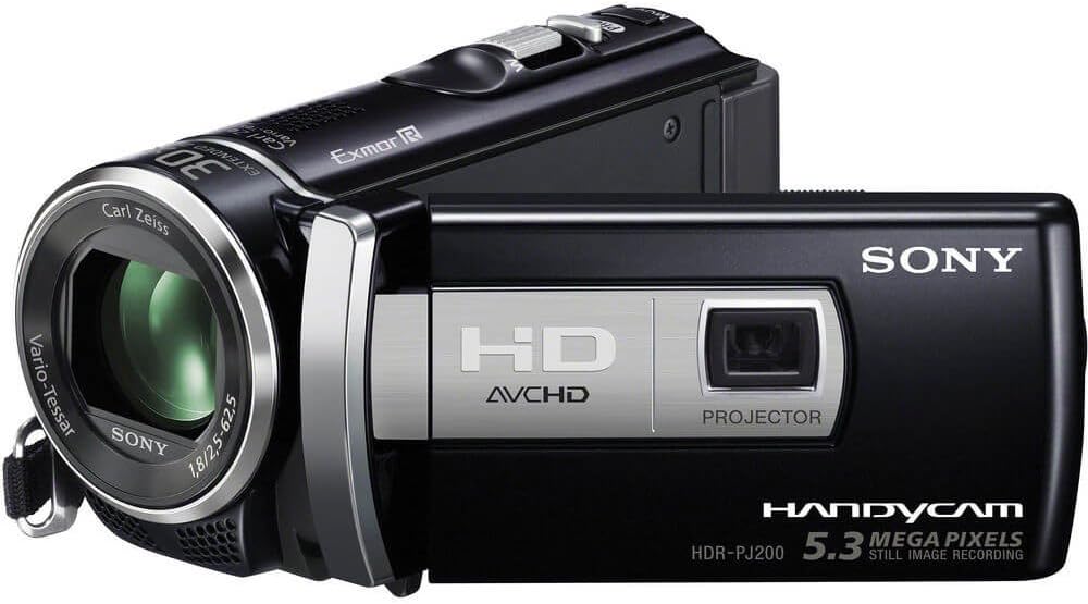 Sony HDR-PJ200 High Definition Handycam 5.3 MP Camcorder with 25x Optical Zoom and Built-in Projector (Black) (2012 Model)