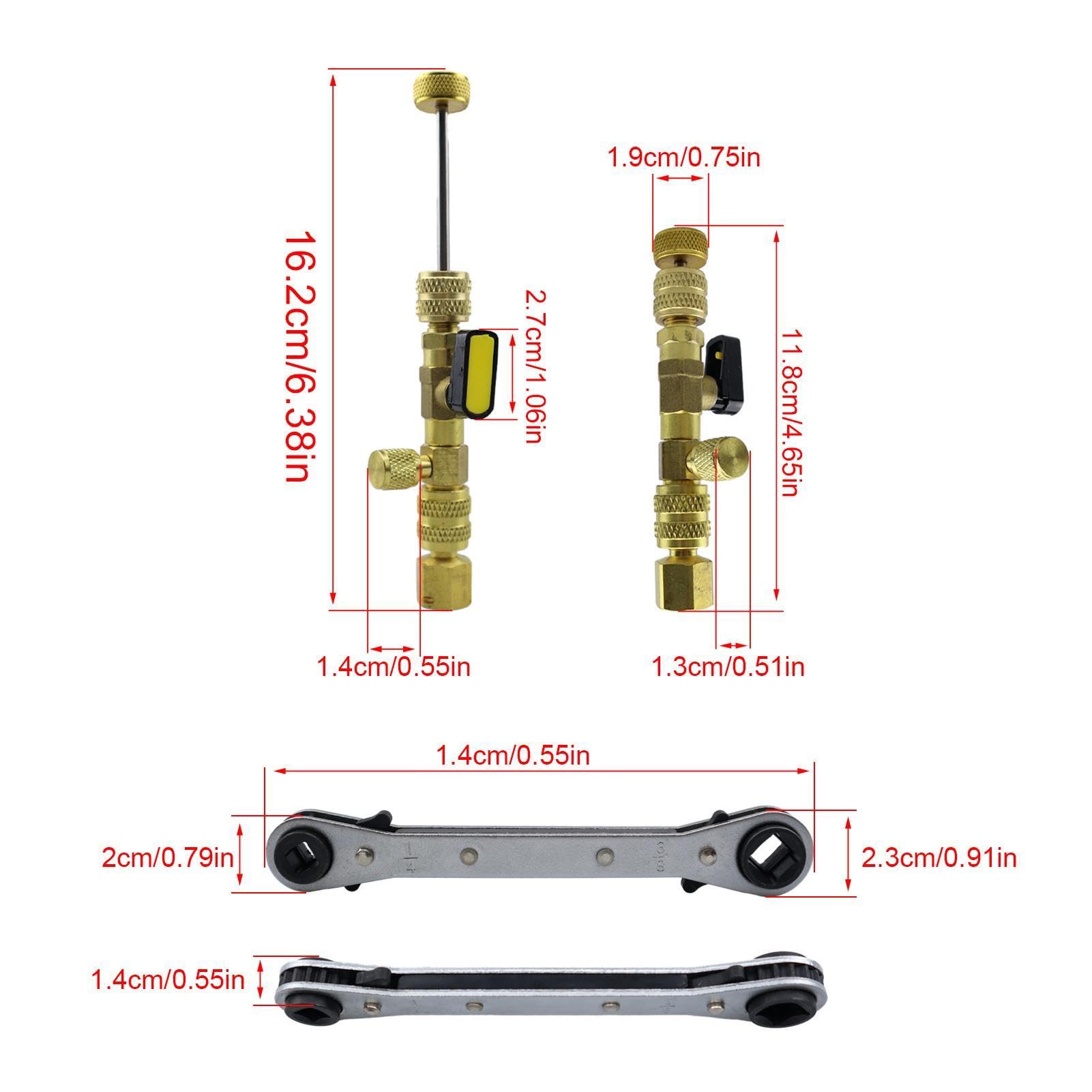 VAKIND R134A Outil De Suppression De Noyau De Climatiseur Outil De