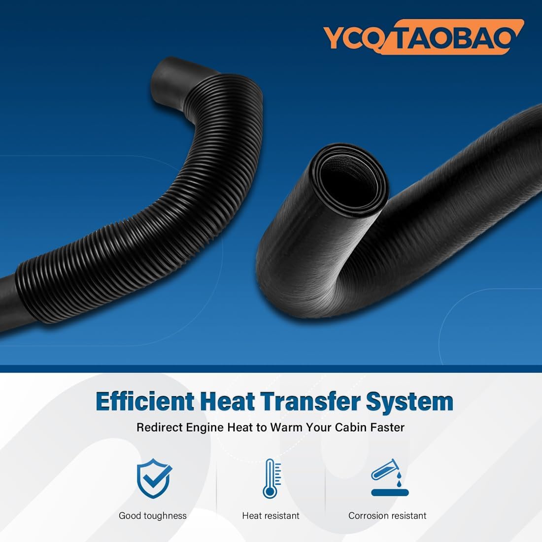 HVAC Heater Hose Connector 1PC Replaces 15059583 Compatible with Cadillac Escalade 2000-2009 Compatible with Cadillac Escalade ESV 2003-2009 Compatible with Cadillac Escalade EXT 2002-2009