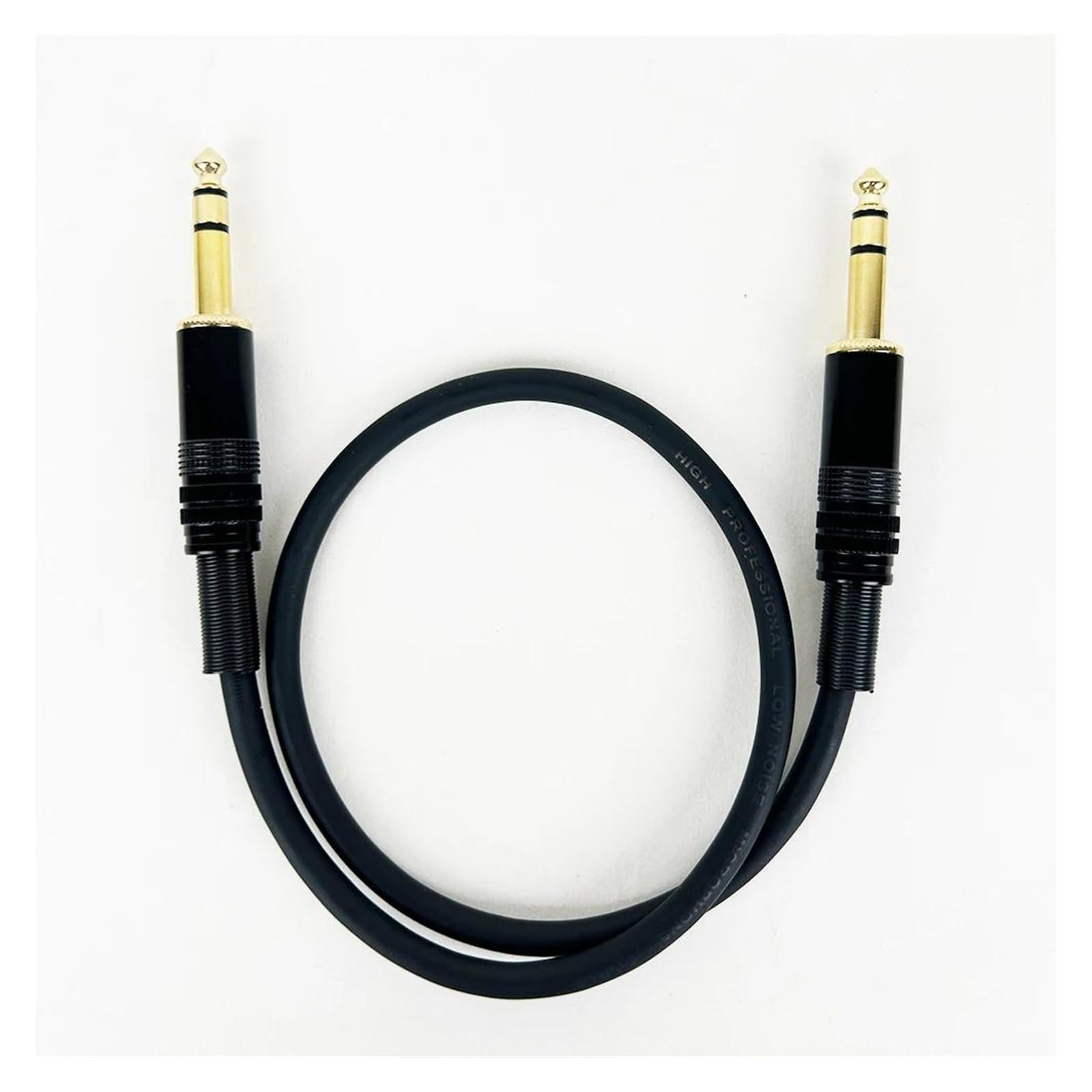 Cavo per chitarra Jack placcato oro da 6,5 ​​a 6,5 ​​1/4 '' Cavo per chitarra acustica Mandolino elettrico Cavo Audio per Strumento Chitarra (Color : A, Size : 300cm)