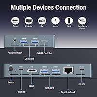 Vista 2 de HIGOLEPC Mini PC Win 11 PRO, Mini Computadora N5095, Mini PC de Escritorio 8GB DDR4 128GB EMMC con Pantalla IPS, WiFi 5.0, BT5.0, Gigabit Ethernet
