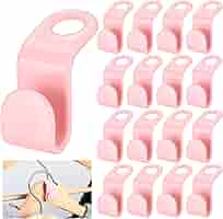 65 Ganci Salvaspazio Per Armadio | Connettori Appendiabiti A Cascata | Rosa Per Organizzare Vestiti