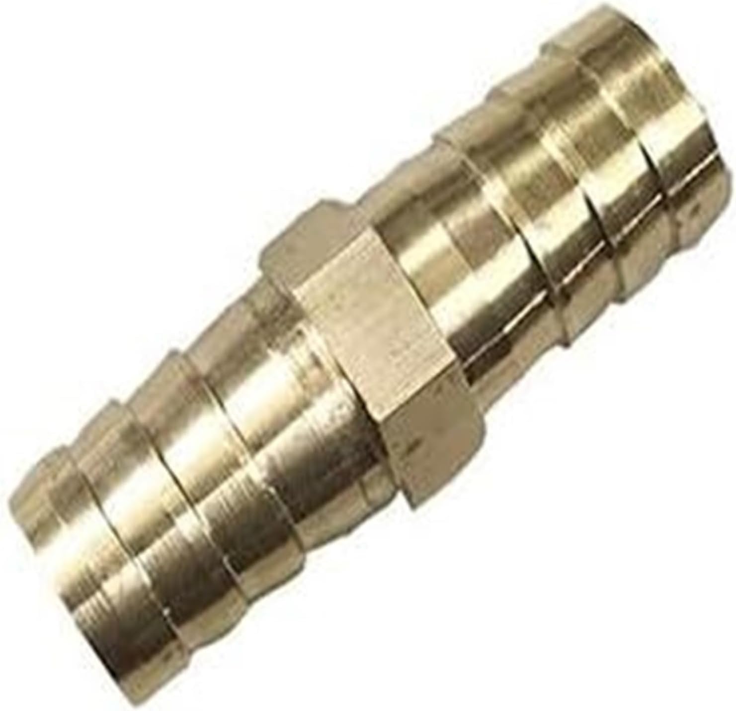 Conector de Toque de Manguera, Conexión de Agua, Empalmador de latón Conector de instalación de tuberías Barra de Manguera Acoplador de púas de Cobre Junta de Conector(4Mm 4Mm Barb)