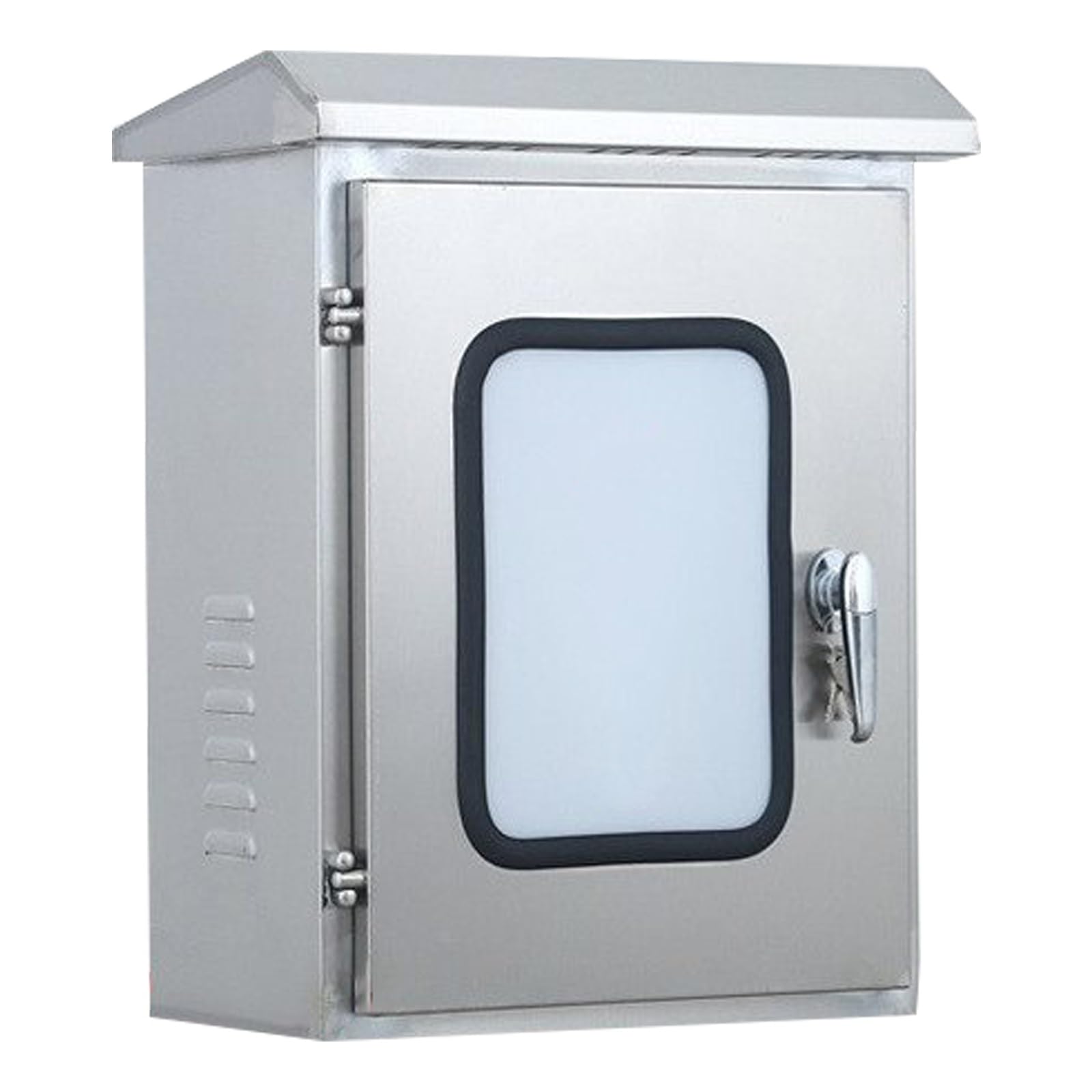 Skrzynka Rozdzielcza Ze Stali Nierdzewnej, Skrzynka Elektryczna z Metalowym Zamkiem, Odpowiednia do Użytku Wewnątrz I na Zewnątrz(60x30x80CM/24x12x31IN)