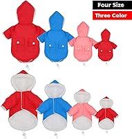 Vista 7 de SOCHII - Ropa para perro caliente para perros pequeños Chihuahua Pug Bulldog francés Roupa Cachorro, m, Rojo