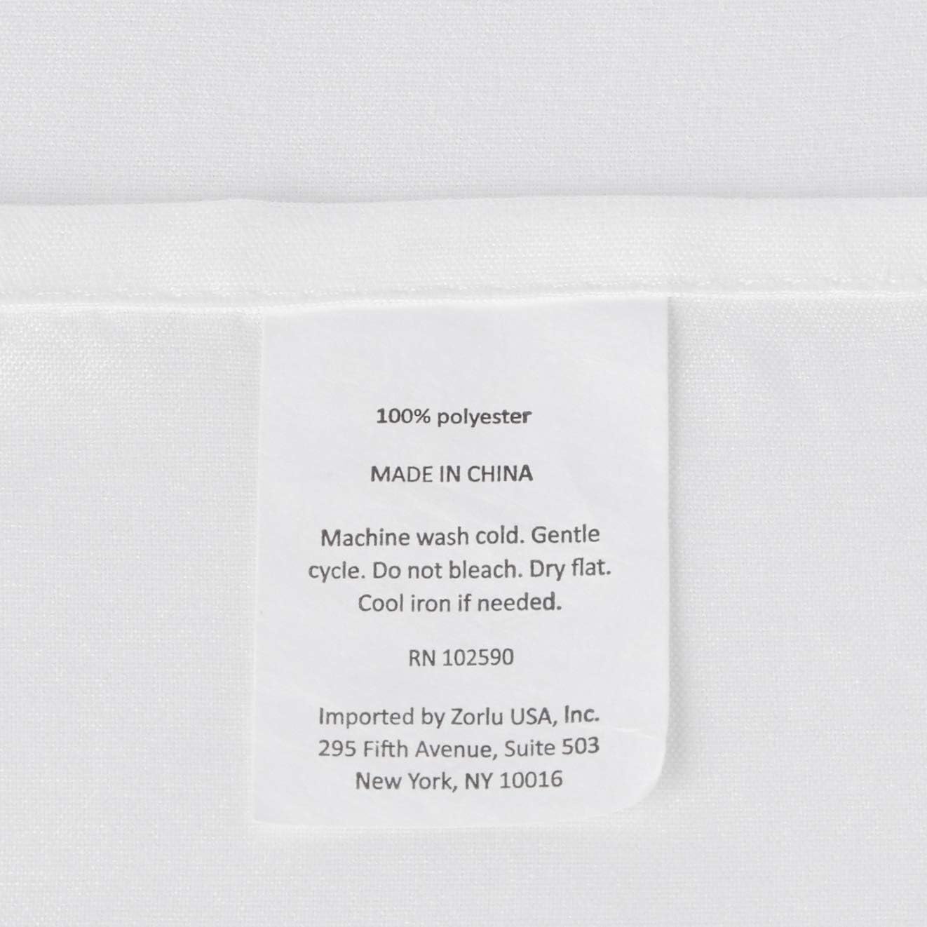 Brielle Essential Bed Skirt, Full, Navy : Home & Kitchen