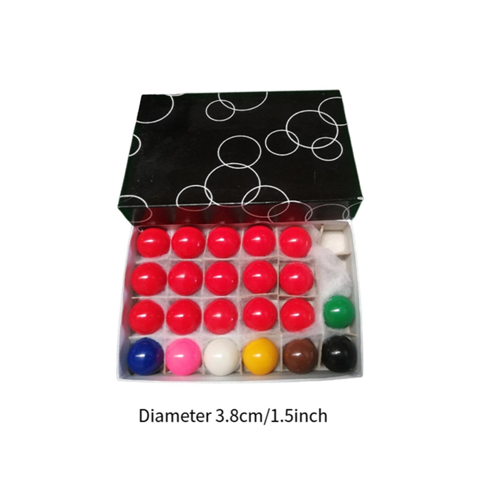 Baoblaze 22 Mini Bolas de Billar para niños, Juego de Mesa de Interior