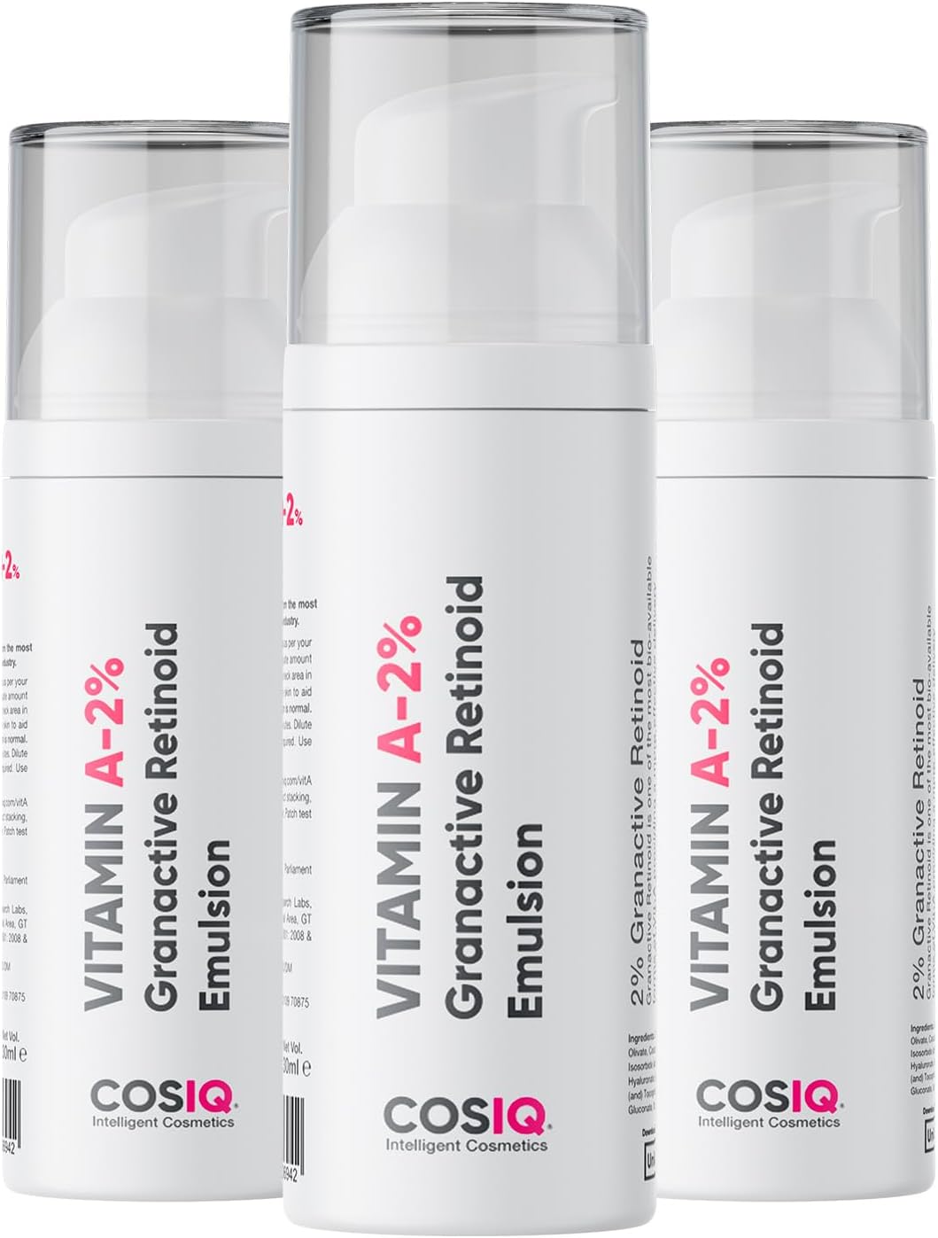 2% Vitamin A Granactive Retinoid Emulsion Face Serum | Vit-A Anti Ageing Night Cream Serum for Wrinkles, Fine Lines & Acne | For Women & Men | 90ml