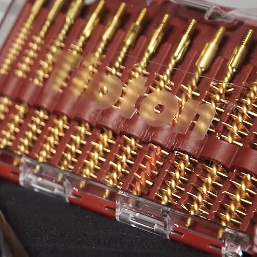 Miniatura 3 de Tipton Juego de 26 piezas de ultra limpieza y cepillo de mejor diámetro en estuche de almacenamiento etiquetado calibre para limpieza y
