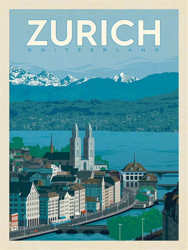 ビンテージポスター 【Schaad, Hans P - LVZ Zurich】 ビンテージポスター 【Schaad, Hans P - LVZ Zurich
