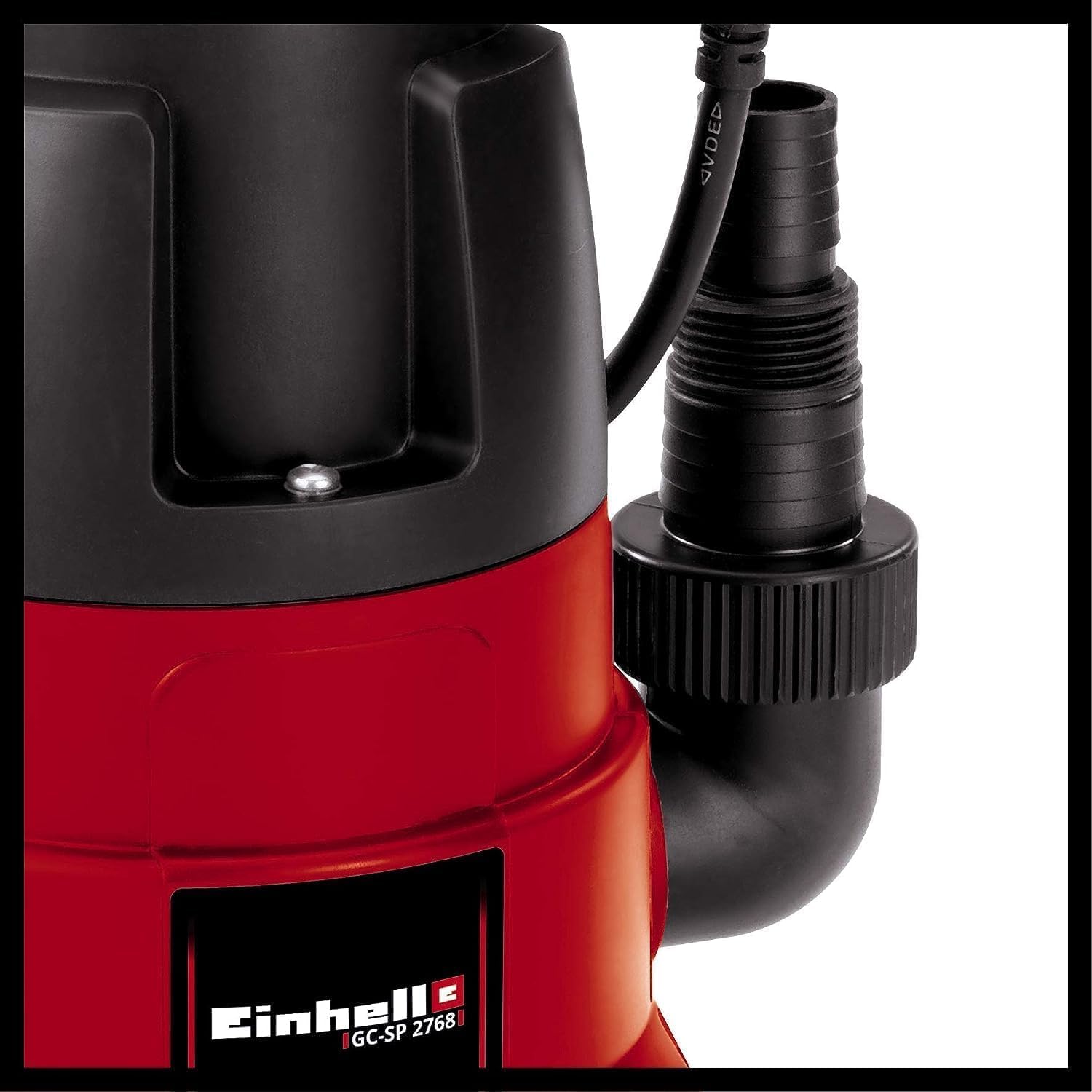 Einhell Pompe d'évacuation eaux claires GC-SP 2768 (270 W, Câble d‘alimentation 10 m, Corps en PVC - Turbine en inox, Enroulement du câble intégré, Poignée de transport) — vue 4