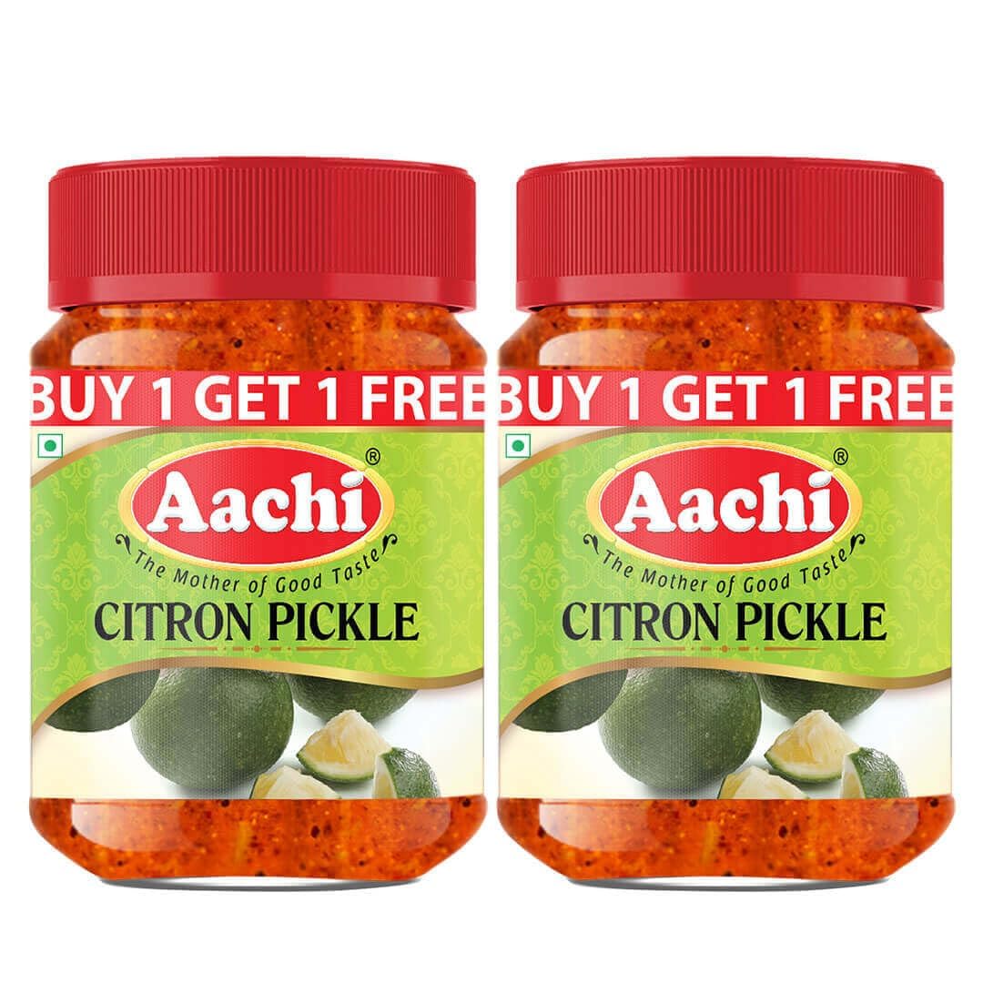 Aachi'- Citron Pickle, Buy 1 Get 1 Free, 200g Each- : Amazon.in