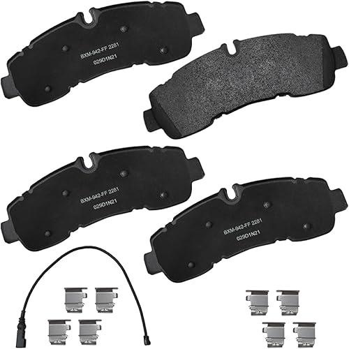 Vista 152 de Bendix Premium SBM8 - Pastillas de freno semimetálicas Premium para modelos seleccionados Buick Special, Camaro, Corvette, Phaeton, Olds F85, Vista