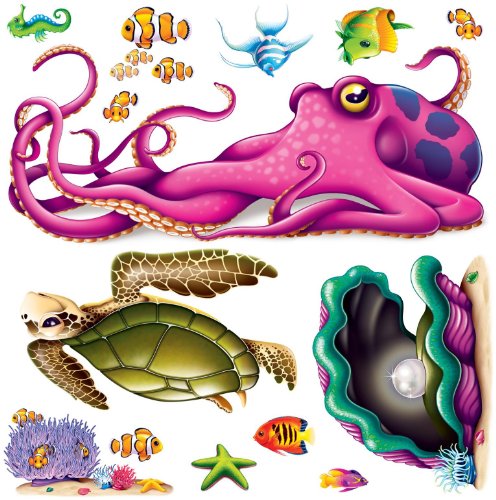 Sea Creature Props Party Accessory (1 count) (13/Pkg)