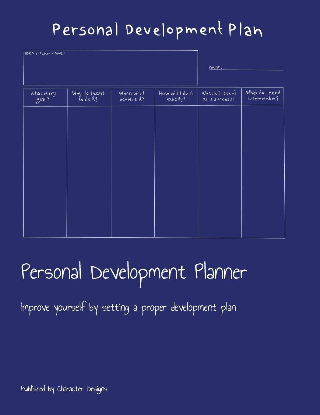 Personal Development Planner: Improve yourself by setting a proper development plan