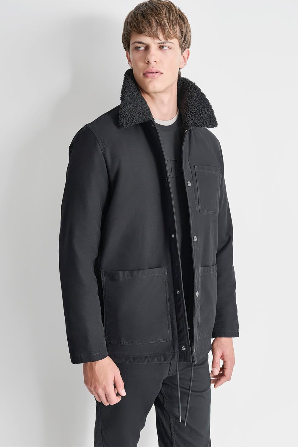 DKNY Men's Sherpa Lined Sherpa Lined Fashion Jacket - Image 2