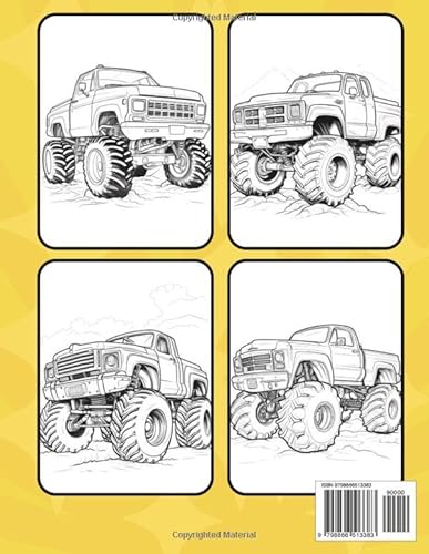Monster Truck Coloring Book for Kids: A Book for Boys and Girls who Love Monster Truck.