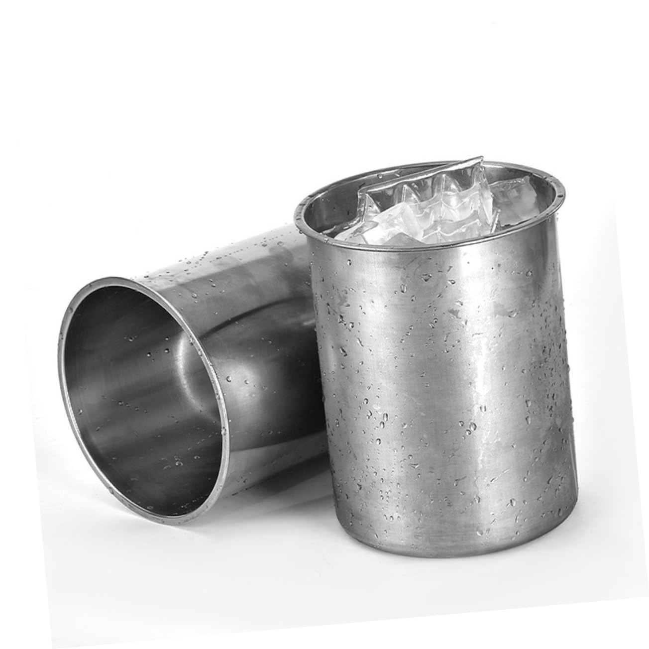 Healifty Cubo de Hielo de Acero Inoxidable para Bar Soporte de Almacenamiento, Ligero y Duradero, Adecuado para Reuniones Familiares y Picnics