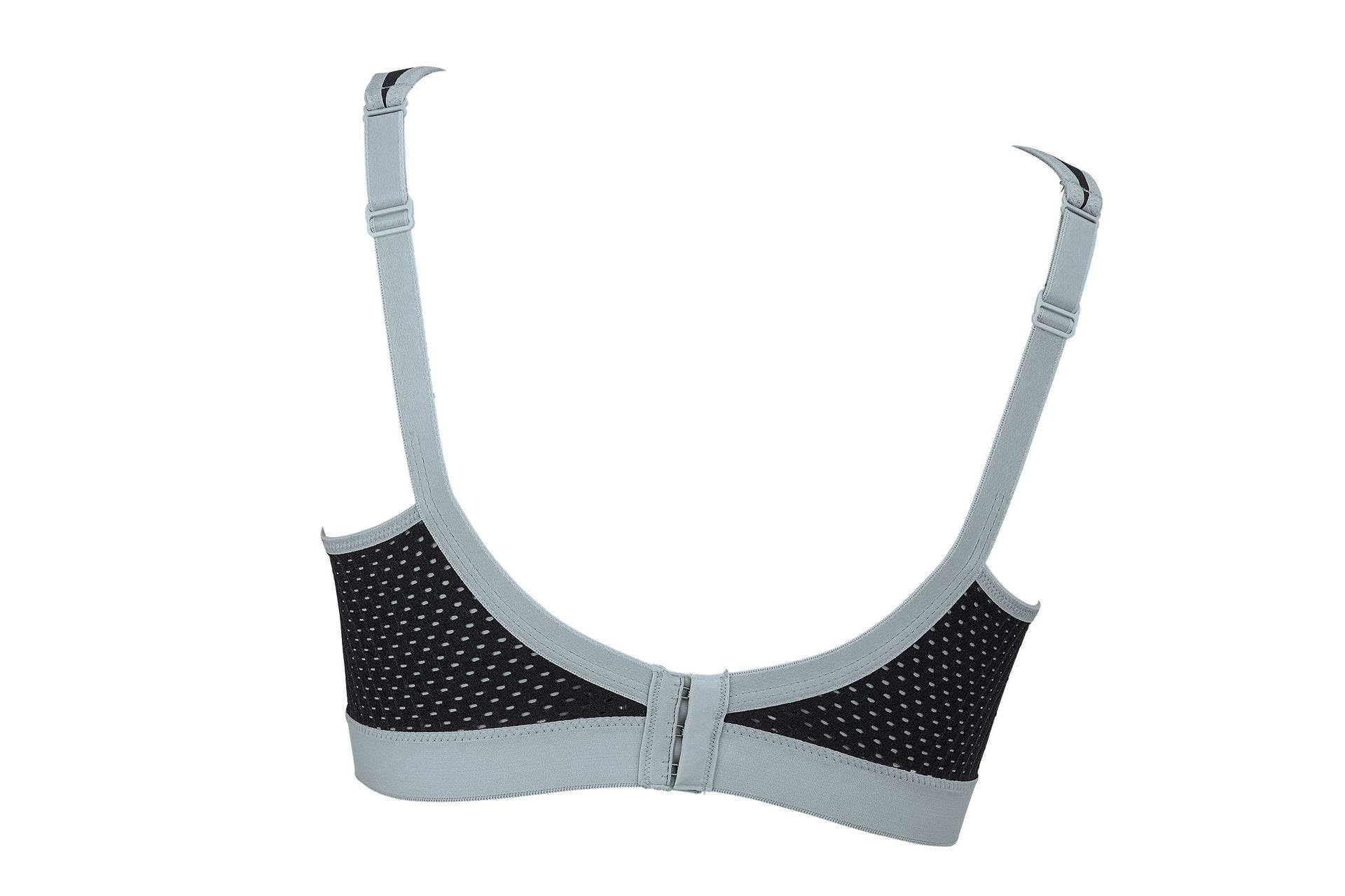 Anita Aktywny damski biustonosz sportowy bez fiszbin Extreme Control 5527, Czarny, 70G