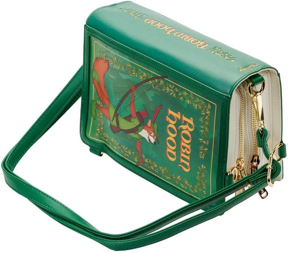 Loungefly Disney Robin Hood Book Convertible Crossbody