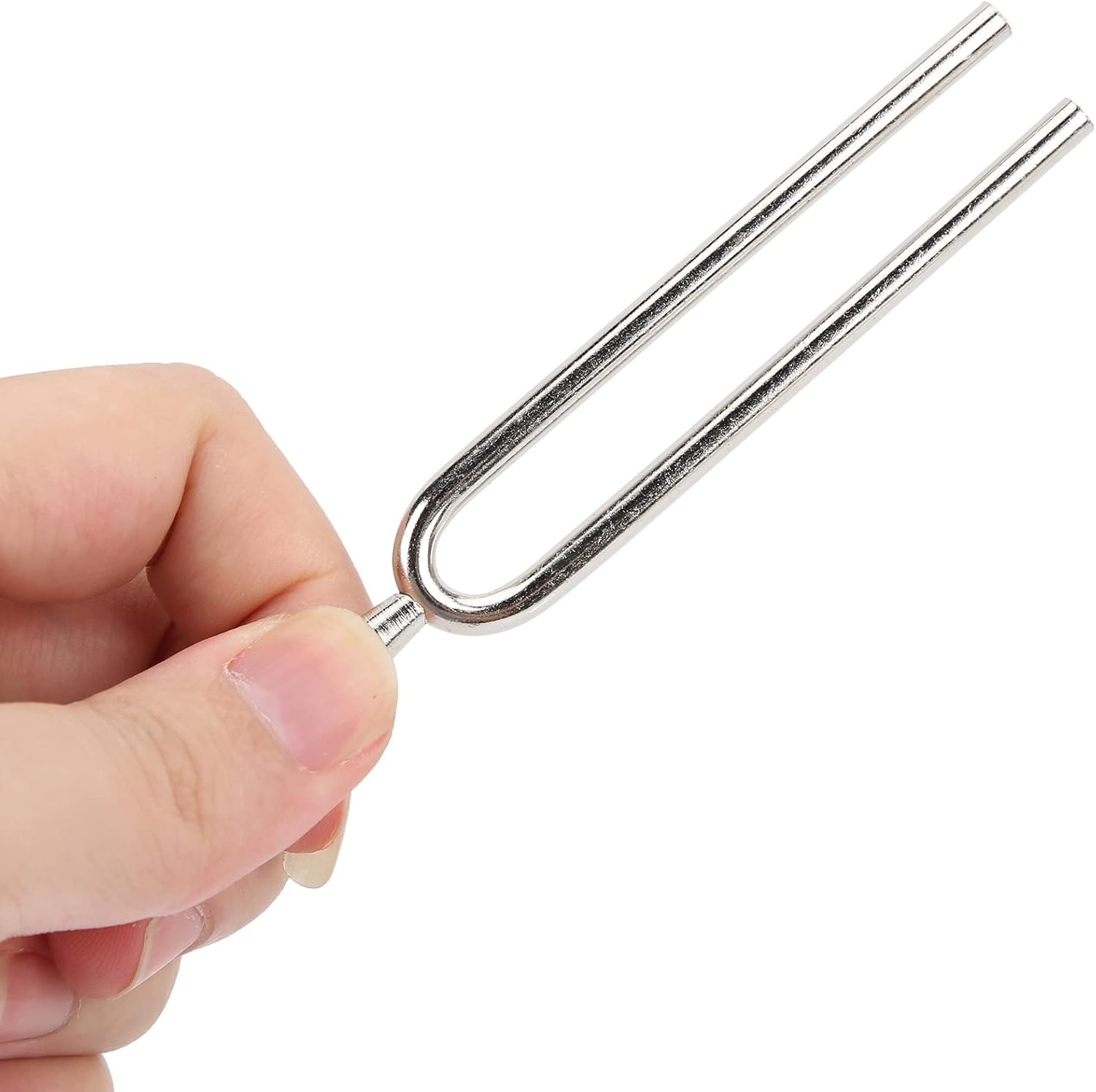 440Hz Tuning Fork Stainless Steel Standard A Tuning Fork for Guitar Violin Accurate Pitch Lightweight Portable Tuning Tool for Musicians and Music Students image 2