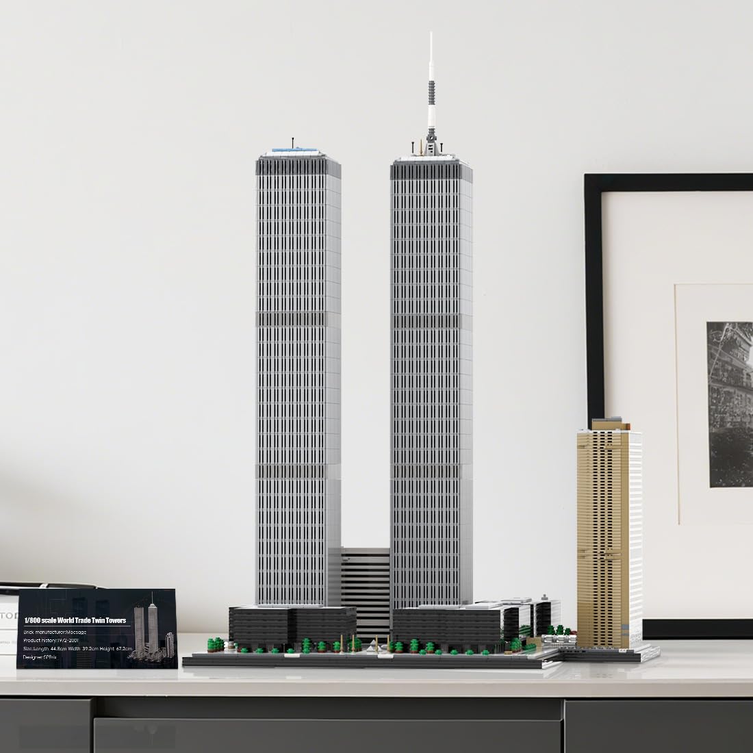 Amazon.com: CubiMythx World Trade Center Building Blocks and