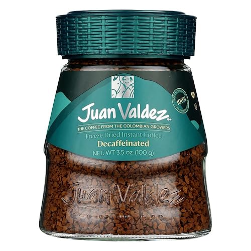 Juan Valdez Café liofilizado descafeinado instantáneo tarro de 33 onzas