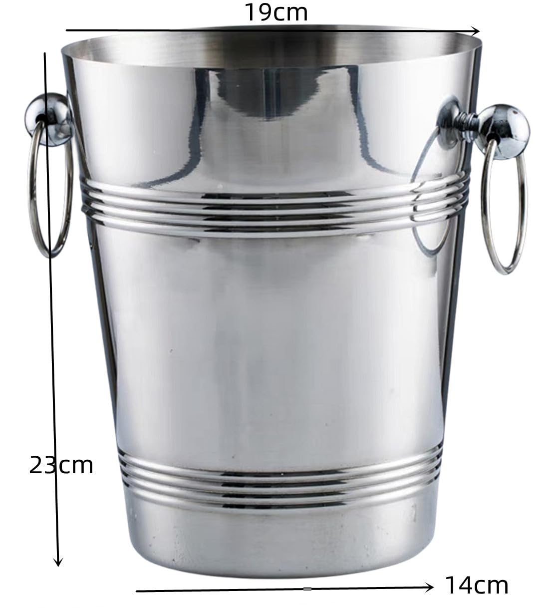 Amazon｜アイスペール 氷入れ 5L 大容量 アイスバケット304ステンレス